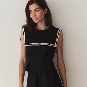 ISO Doen Margie Sailor Top